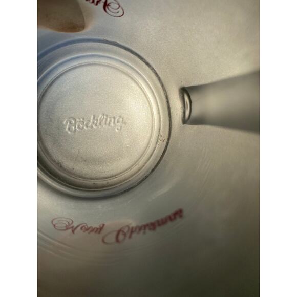 Vintage 1960's Bockling frosted Santa mug, German Christmas - Picture 4 of 6